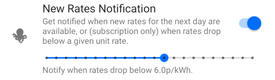 notify on new rates options