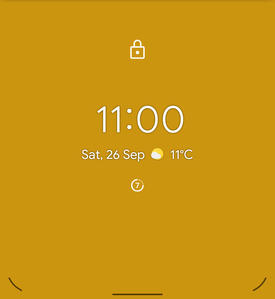 Android lock screen notification