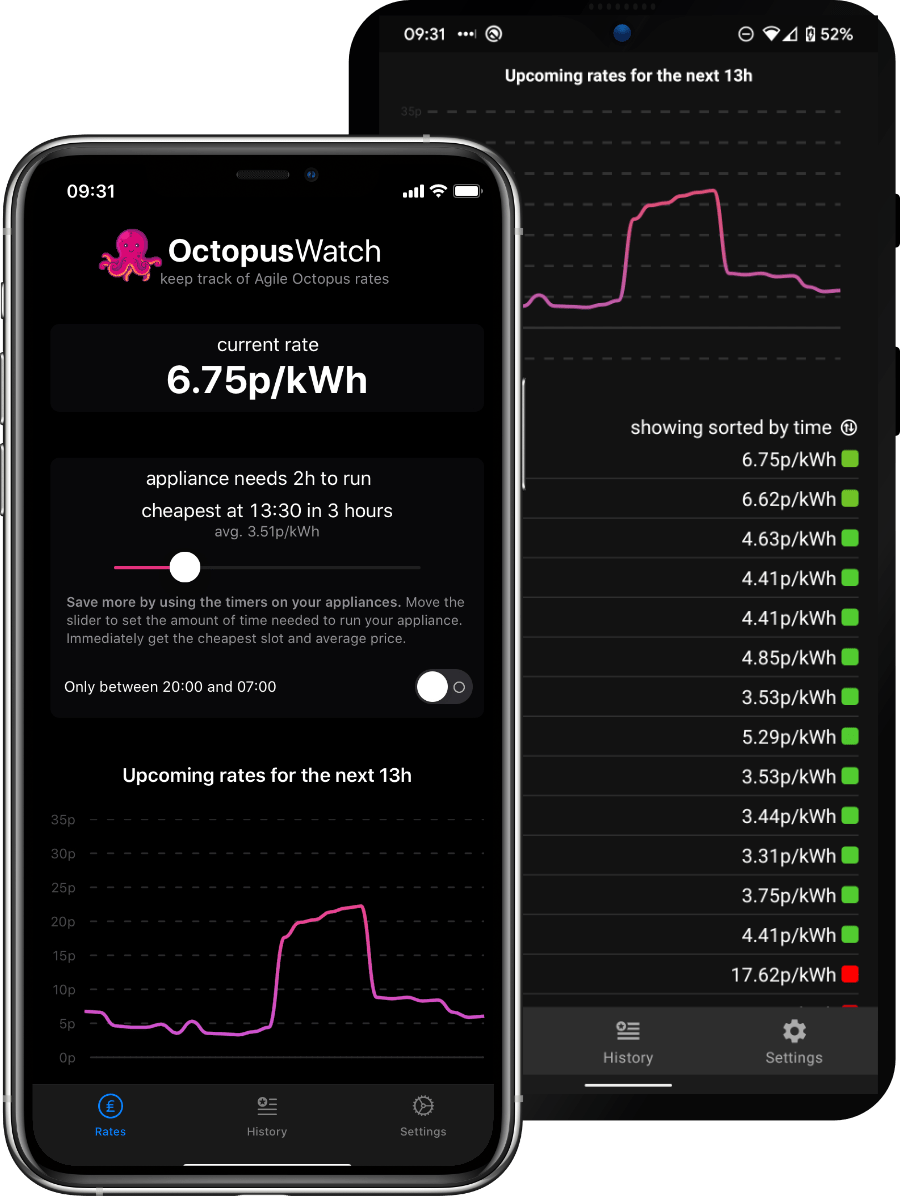 screens of dark mode support